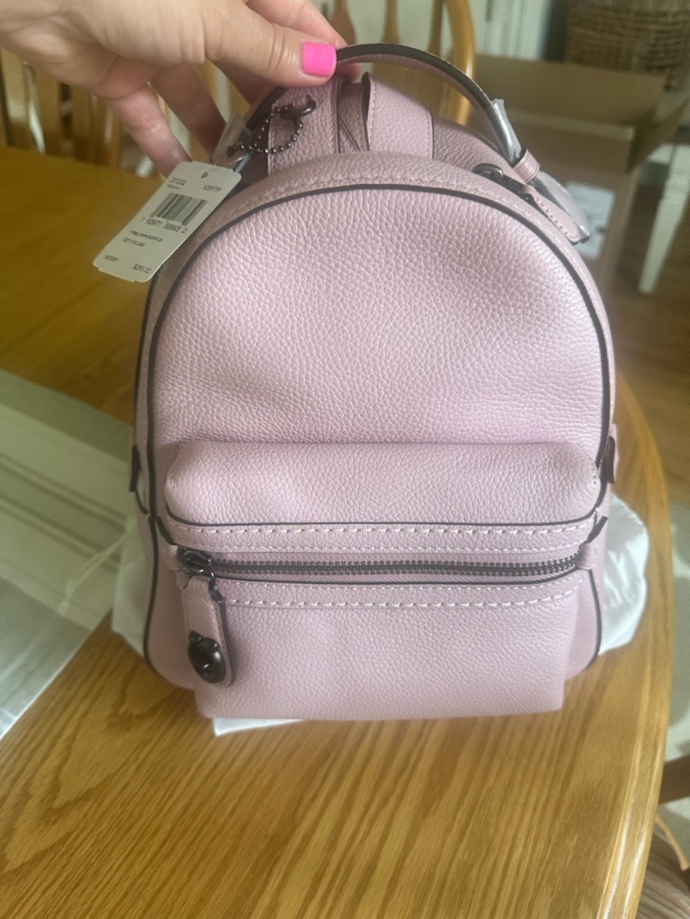 Coach Campus Backpack 23 Powder Pink